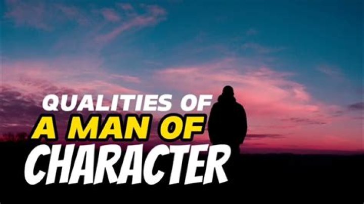 A Man Of Character And Influence